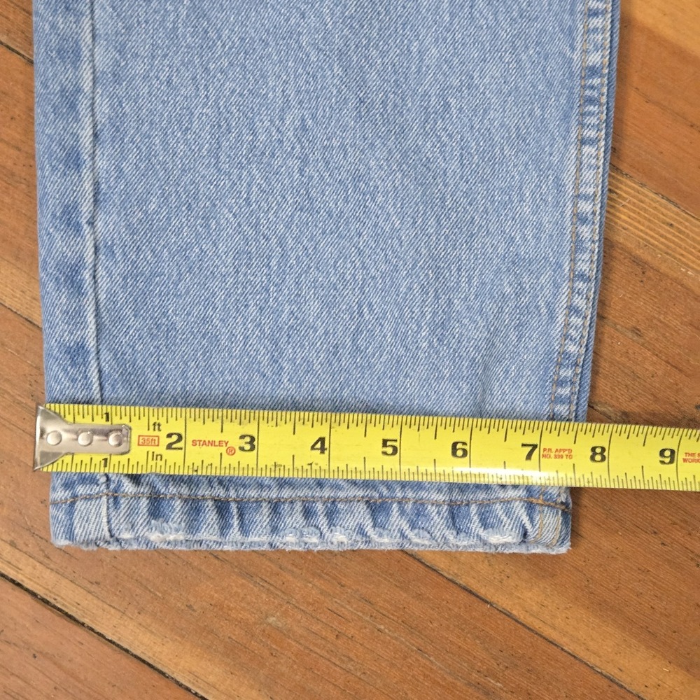 The Drop Luca High Rise Distressed Mom Jeans 28 Light Wash Straight Trendy Denim - Picture 10 of 11